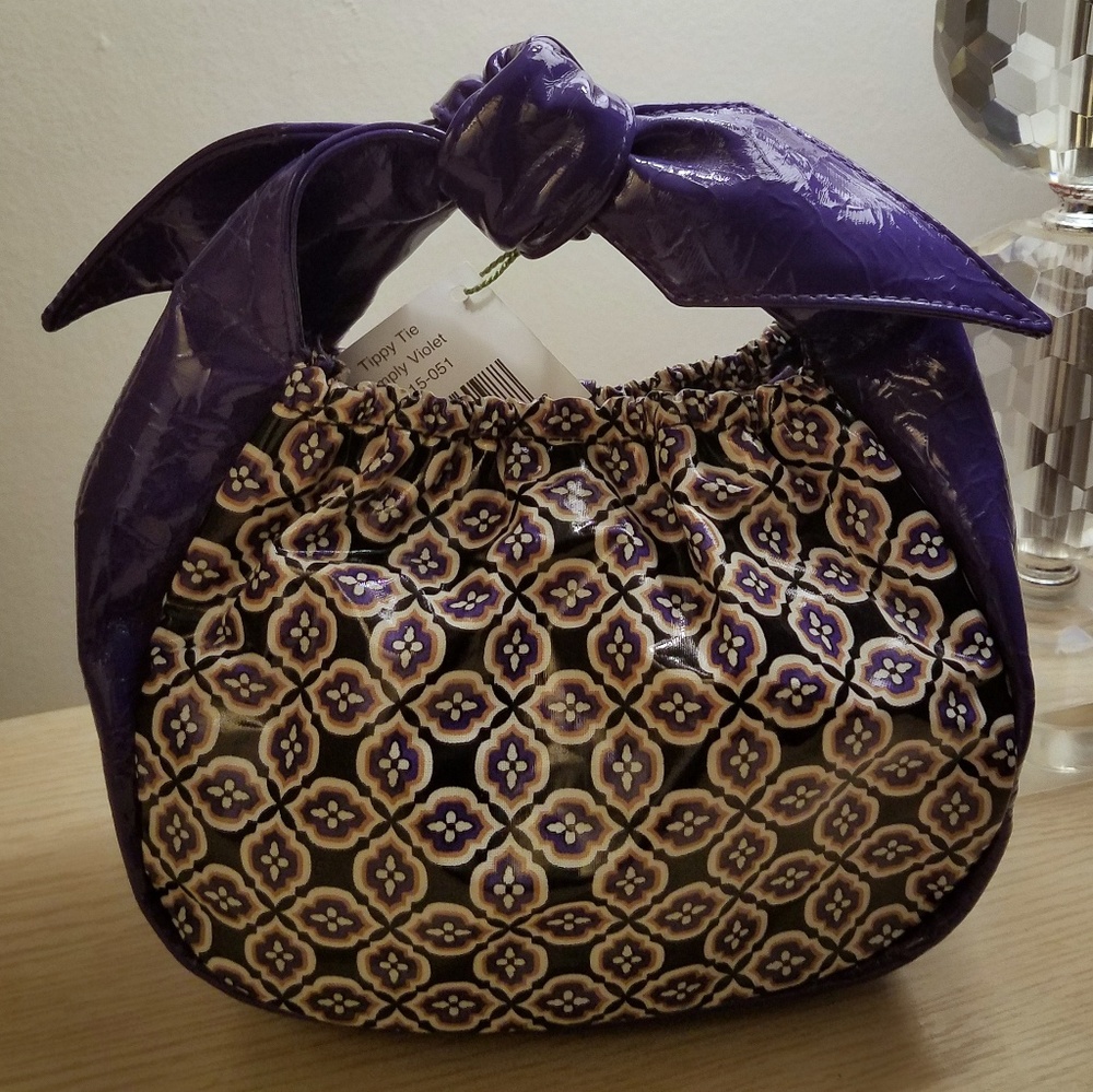 Vera Bradley frill Tippy Tie in Simply Violet - Picture 2 of 5